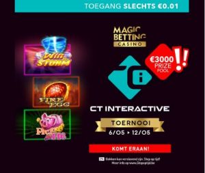 Ct Interactive toernooi op MagicBetting casino