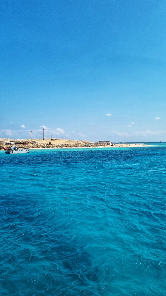 View point of the sea and Paradise Island.