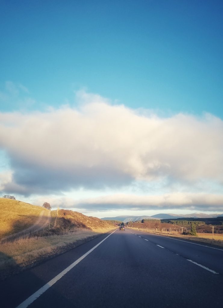 Even the roads on the way to Inverness are gorgeous!