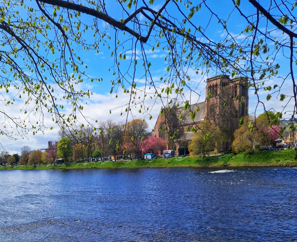 Inverness Cathedral is stunning and you will find so many spots to get pictures of this beautiful cathedral.