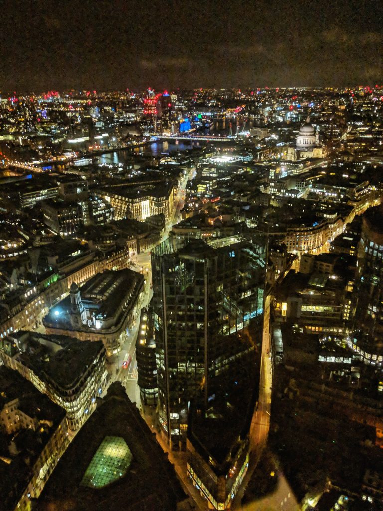 Birdseye view of London city. For any first timers visiting London, you need to head over to any viewpoints to truly appreciate the wonders.