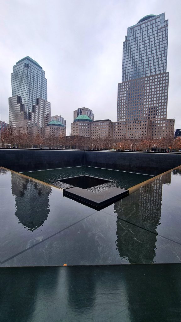 9/11 Memorial site.