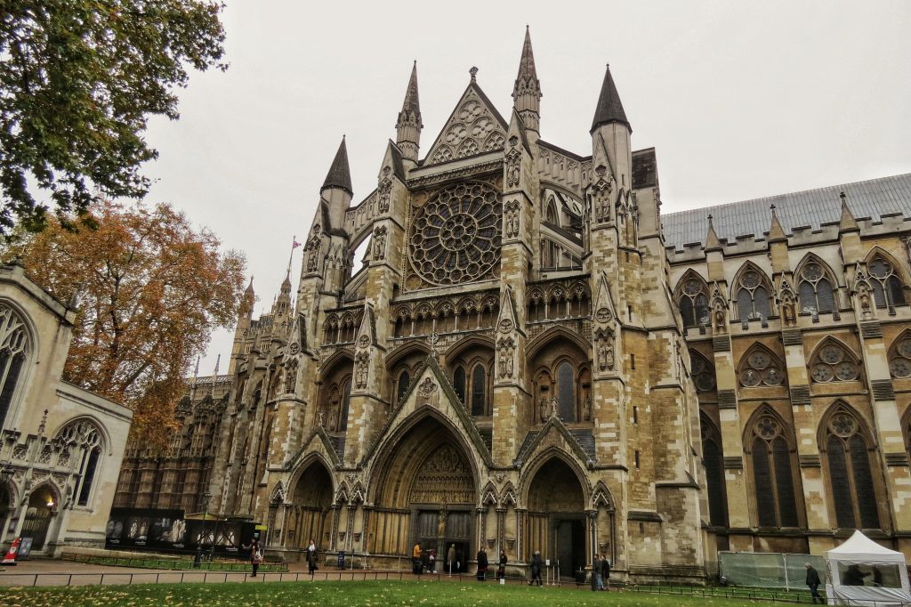 Photo from outside Westminster Abbey