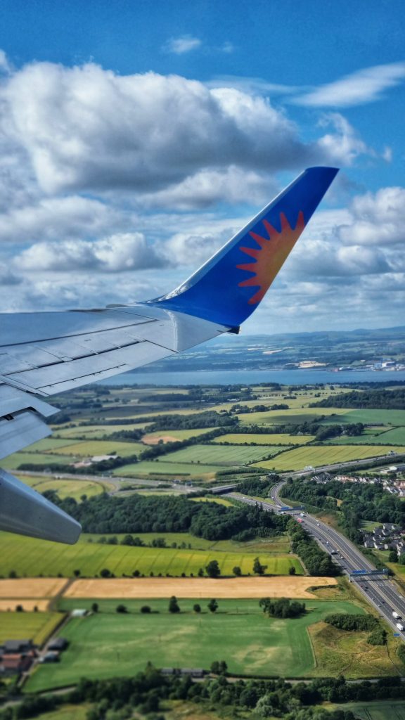 prepare for landing after a long flight