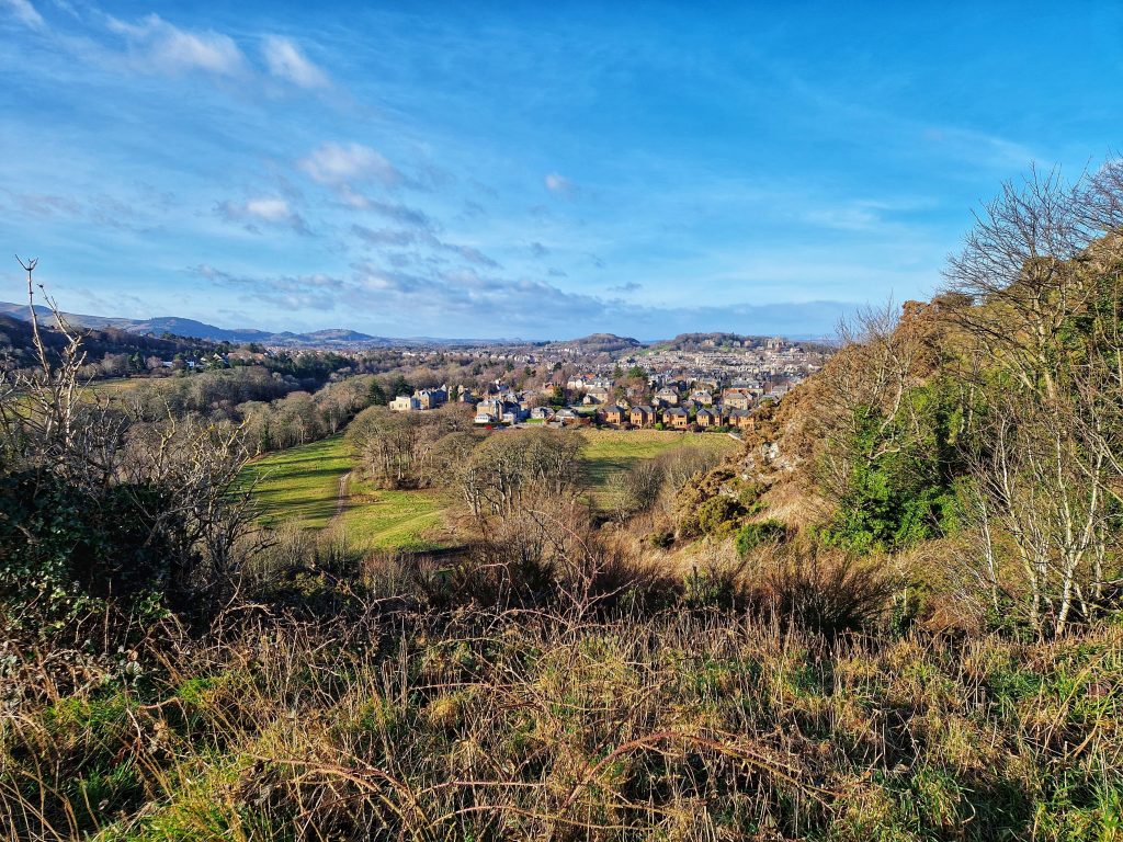 View of Edinburgh City.