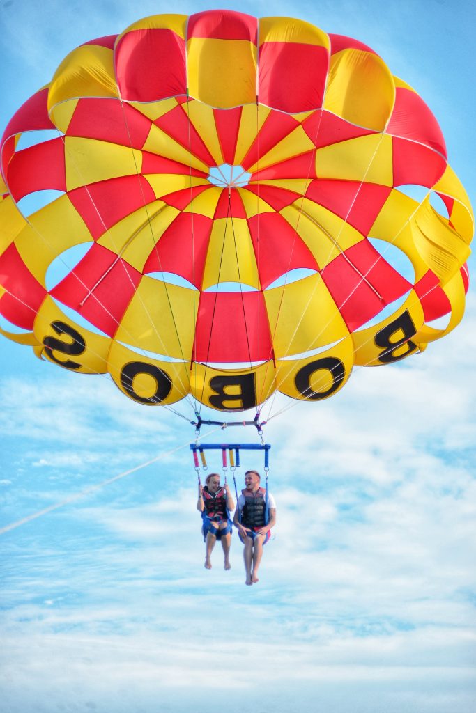 We got to enjoy some parasailing whilst we were in Hurghada which was awesome soaring over the Red Sea.