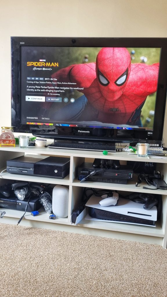 Whilst it is an oldie, it is an absolute classic date to have a movie marathon. One of our movie marathon included a run through of a load of marvel films such as Spiderman.