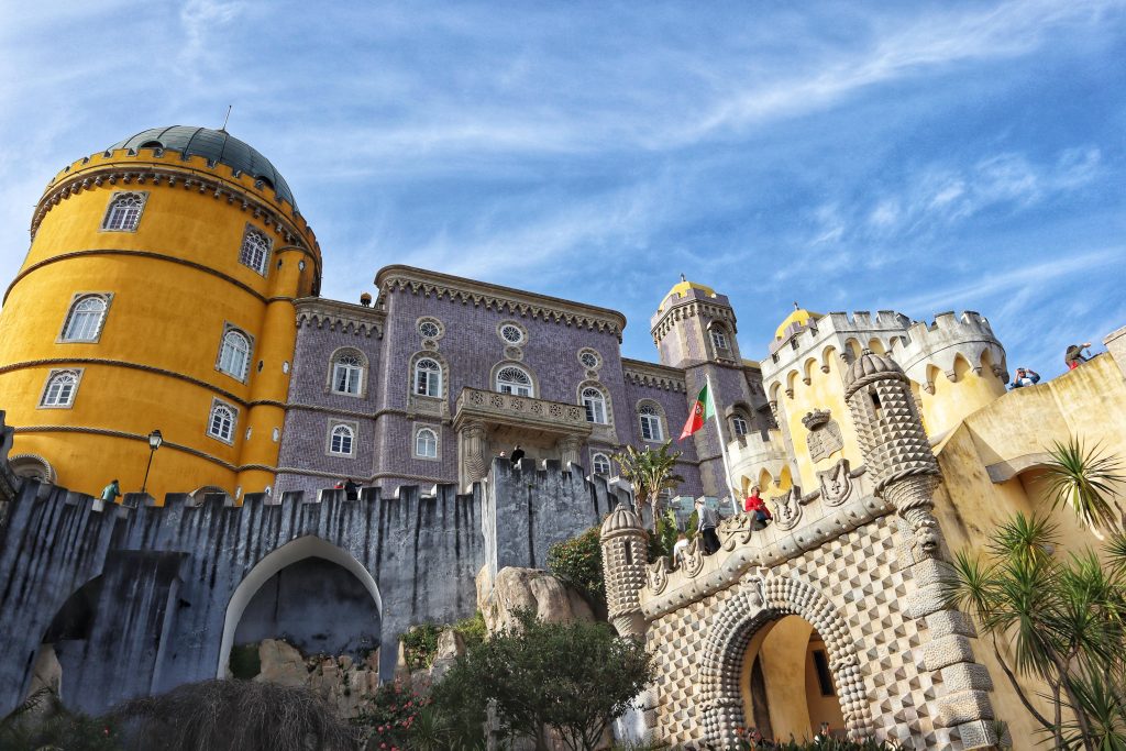 If you're visiting Lisbon then you need to take a trip to Sintra to see the beautiful vibrant palace.