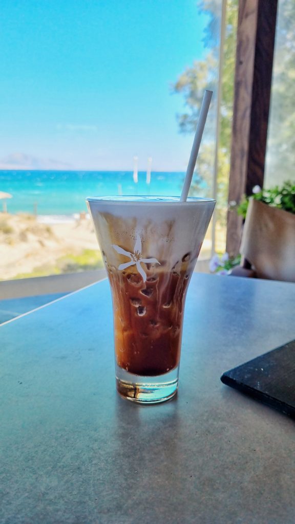 Freddo Cappuccino at Tam Tam Beach