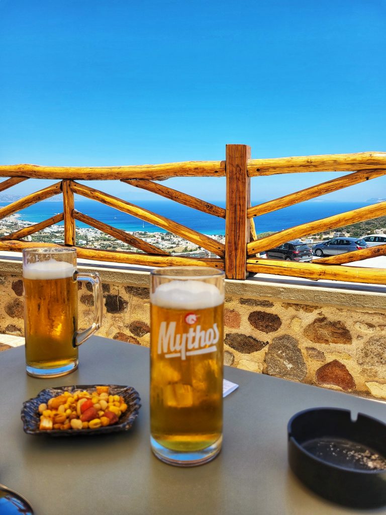 Views and beers at Mylotopi