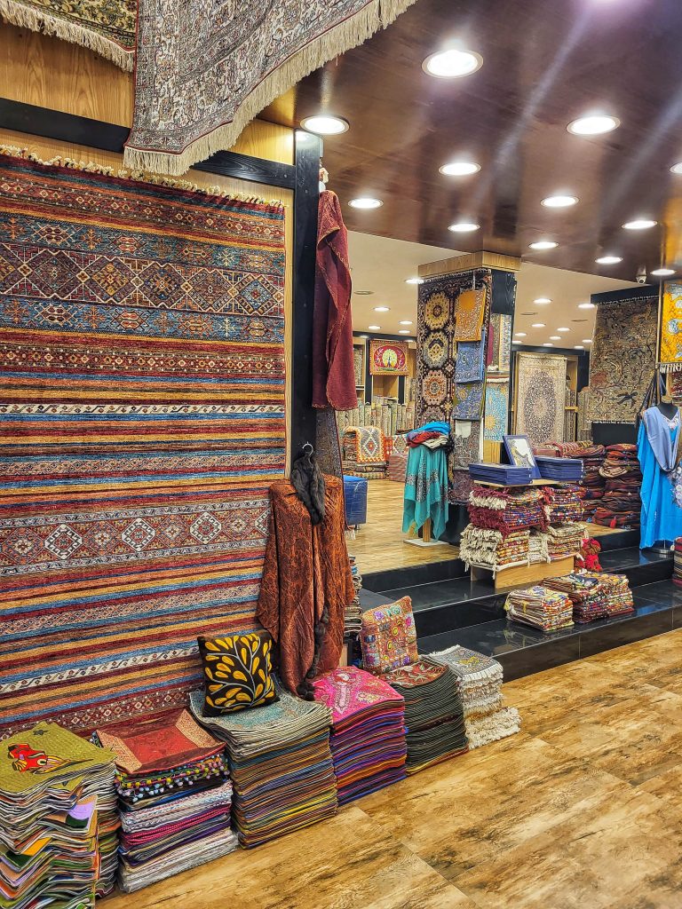 Another local market that sells a large range of textiles from scarfs, pillow cases, rugs and much more.
