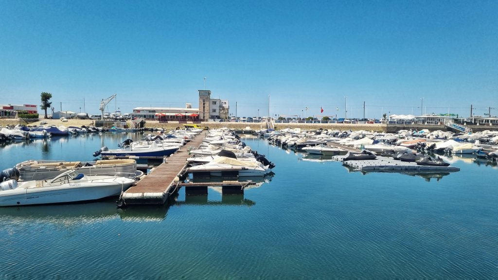 The beautiful Faro marina. This is a great place to sit, enjoy a drink and admire the beauty.