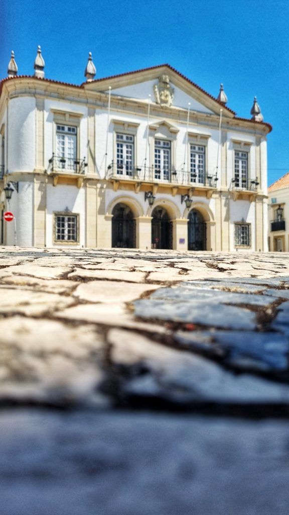 One of the beautiful historic buildings in Faro Old Town.