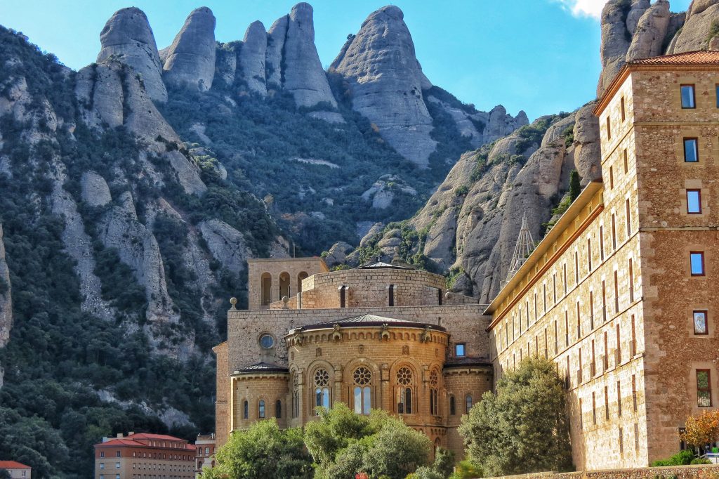 The Montserrat Monastery in Barcelona.