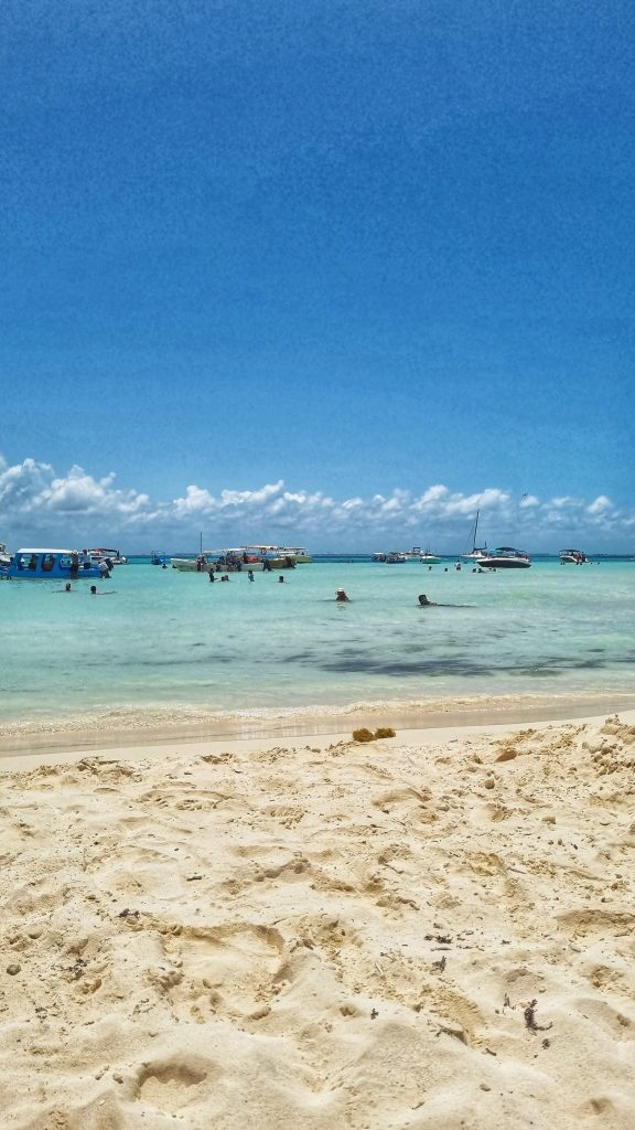 Playa Norte beach in Isla Mujeres.