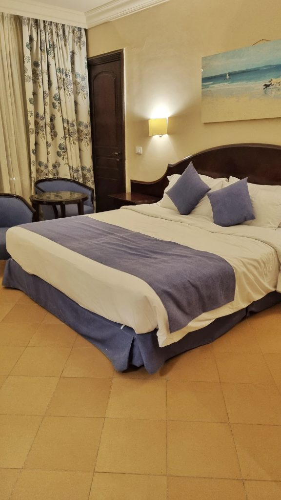 The bed at Labranda Royal Makadi.
