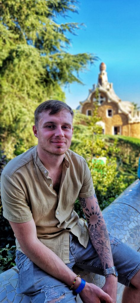 Liam at Parc Guell.