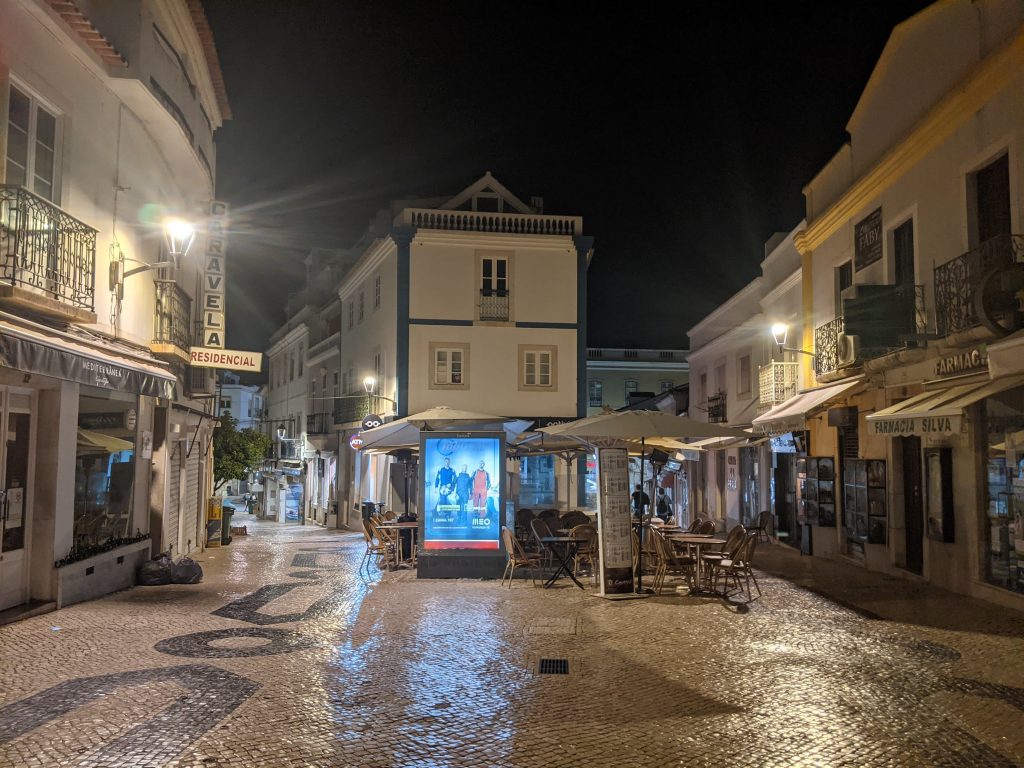 Lagos Old Town at Night. Photo provided by Melissa Middles from My Beautiful Passport.