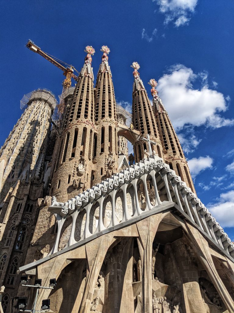 La Sagrada Familia up close