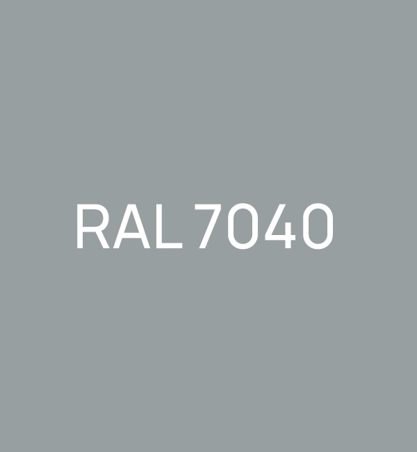 Plaskskiva RAL 7040
