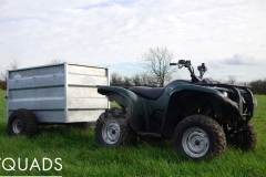 Used Yamaha Grizzly quad bike with Trailer