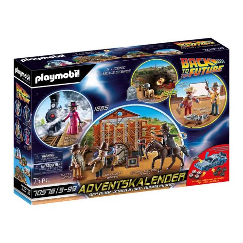 Playmobil back to the future 3 julekalender 70576 kasse