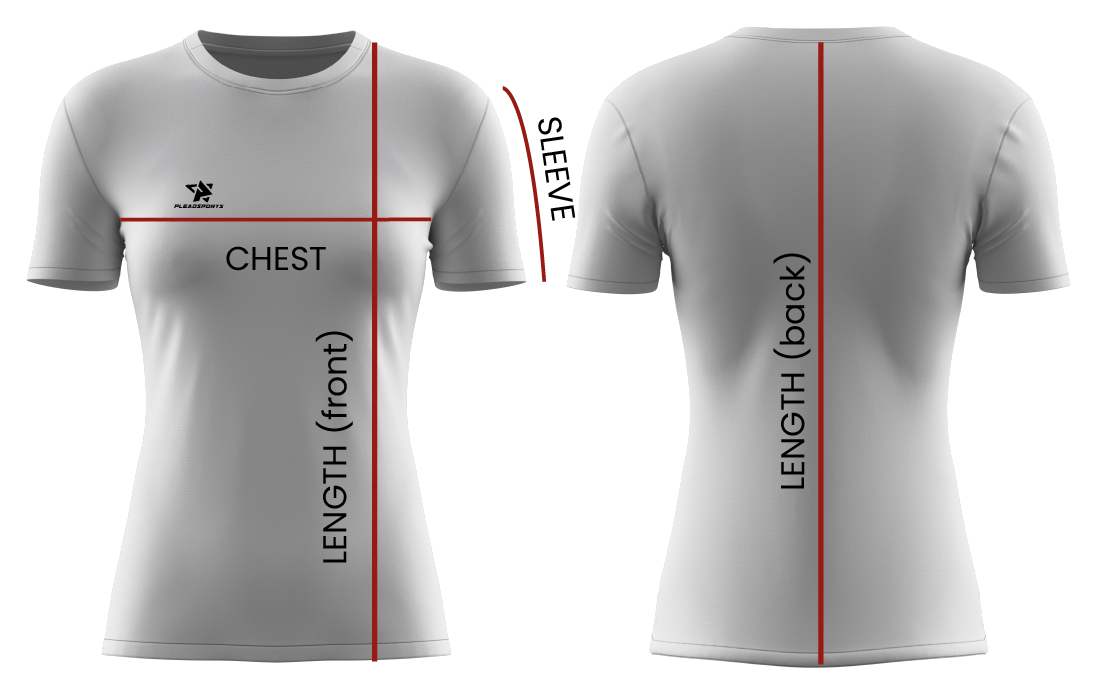 Storleksguide - Tech T-shirt Dam