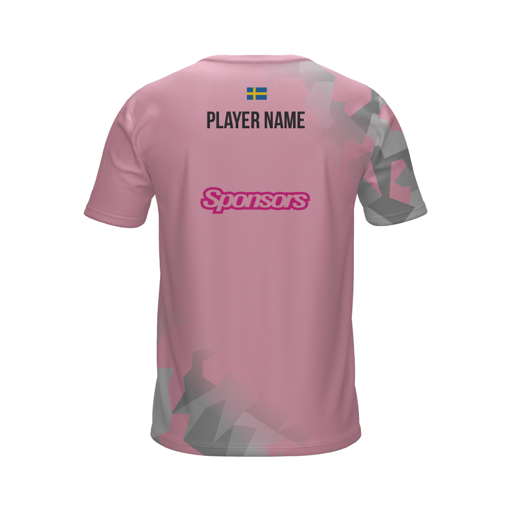 Padel T-shirt Rebel Back Pink