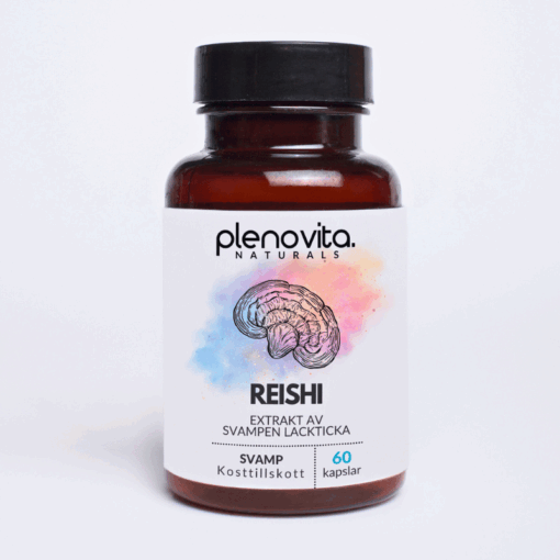 Reishi kapslar från Plenovita. Ett naturligt kosttillskott av svampen Lackticka
