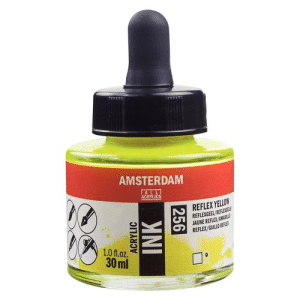 Amsterdam Acrylic Ink 30ml - Reflex Yellow #256