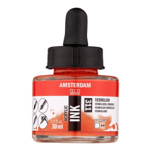 Amsterdam Acrylic Ink 30ml - Vermillion #311