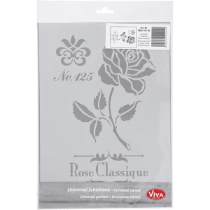 Schablon - Ros 21x29,7cm