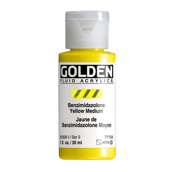 GOLDEN Fluid 30ml - Benzimidazolone Yellow Medium S3