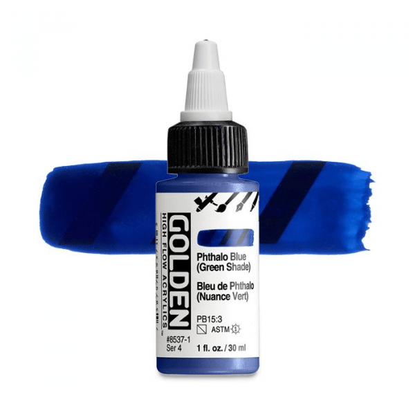 GOLDEN High Flow 30ml -  Phthalo Blue (green shade) S4