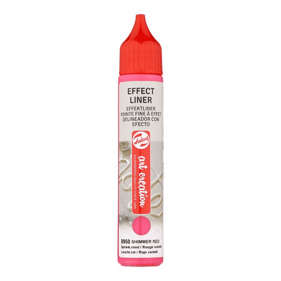 3D-liner - Shimmer Red