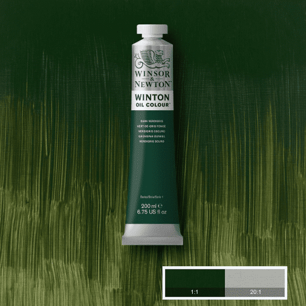 W&N Winton Oljefärg 200ml - Dark Verdigris 405