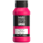 Liquitex Bascis Fluid i färgen Fluorescent Pink.