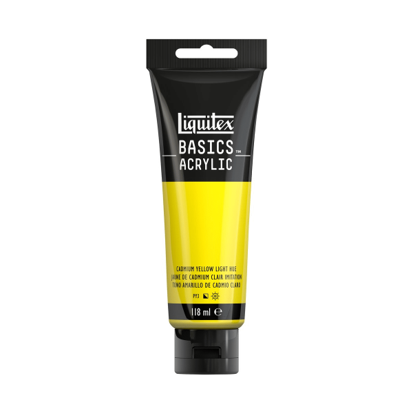 Liquitex Basics 118ml - Cadmium Yellow Light Hue 160