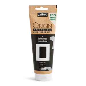 Pebeo Origin Acrylics 120ml - Iridescent Graphite