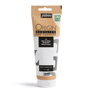 Pebeo Origin Acrylics 120ml - Transparent Mixing White
