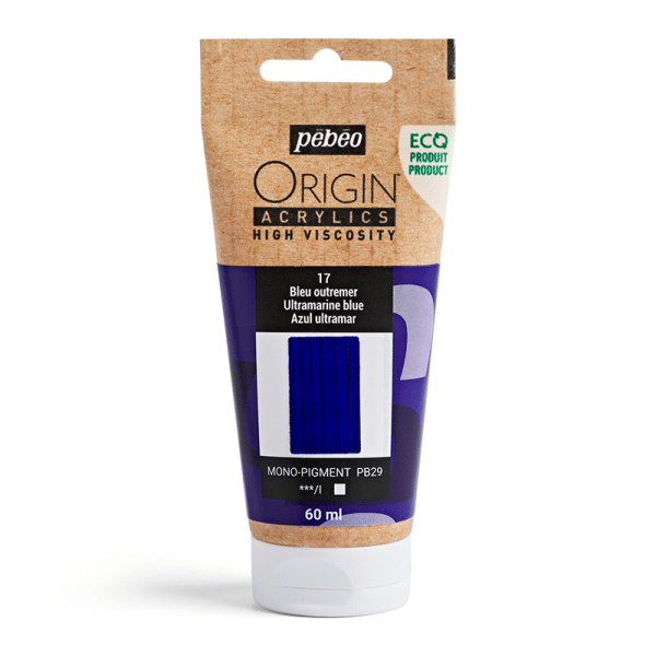 Pebeo Origin Acrylics 60ml - Ultramarine Blue