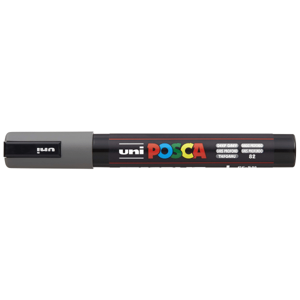 Posca PC5M - Deep Grey