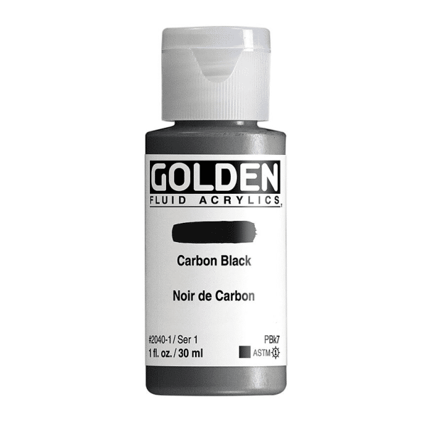 GOLDEN Fluid 30ml - Carbon Black S1