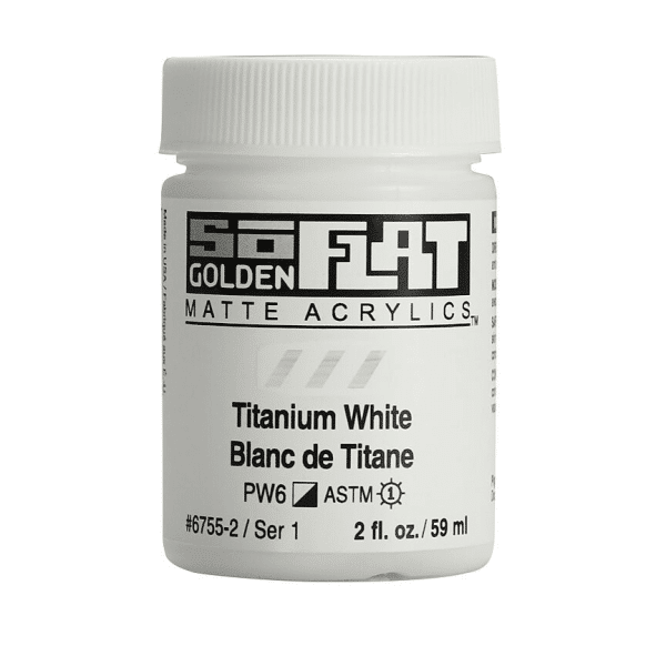 GOLDEN SoFlat Matte 59ml - Titanium White S1