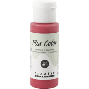 Plus Color Hobbyfärg 60ml - Berry Red