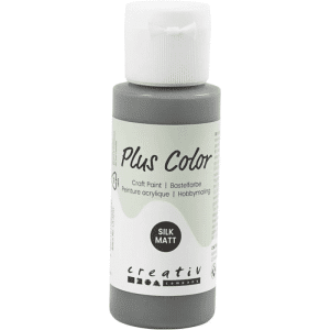 Plus Color Hobbyfärg 60ml - Dark Grey