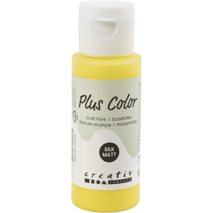 Plus Color Hobbyfärg 60ml - Primary Yellow