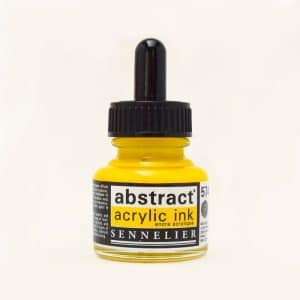 Abstract Acrylic Ink 30ml - Primary Yellow 574