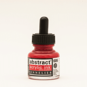 Abstract Acrylic Ink 30ml - Primary Red 686