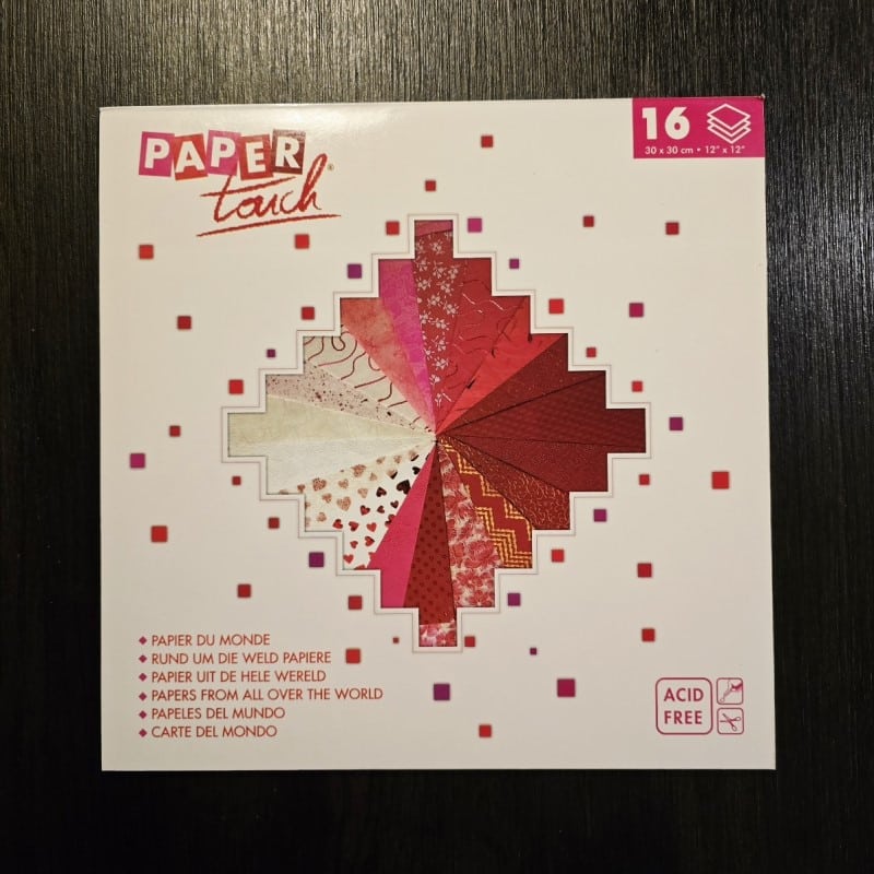 Hobbypapper 30x30cm, 16ark - Passion